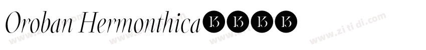 Oroban Hermonthica字体转换